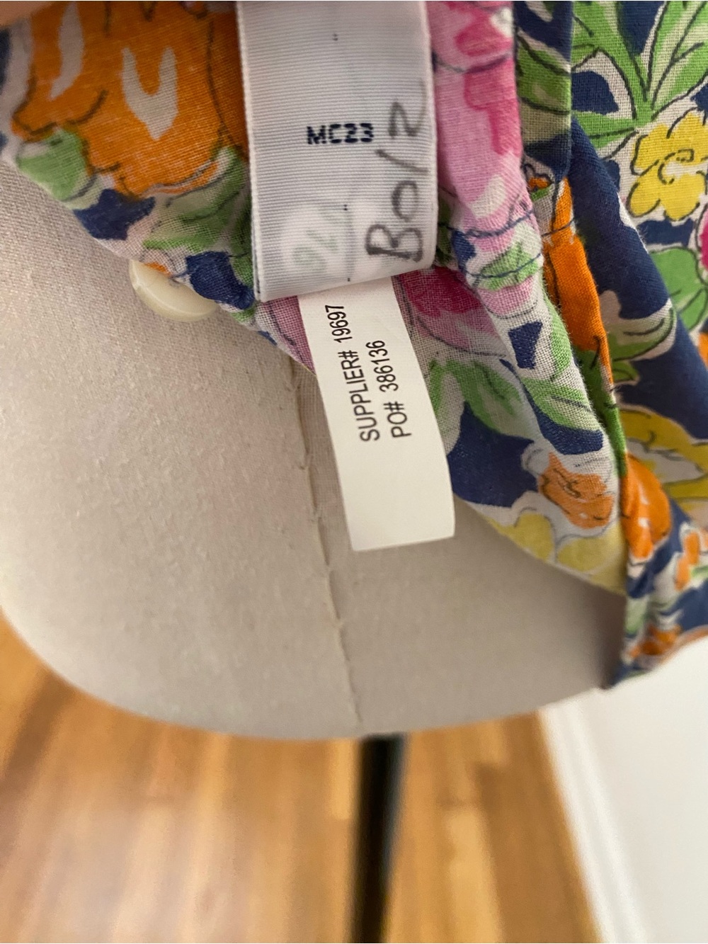 Ralph Lauren PREPPY Floral Short-Sleeve Button-Down Shirt Navy Yellow - Picture 7 of 11